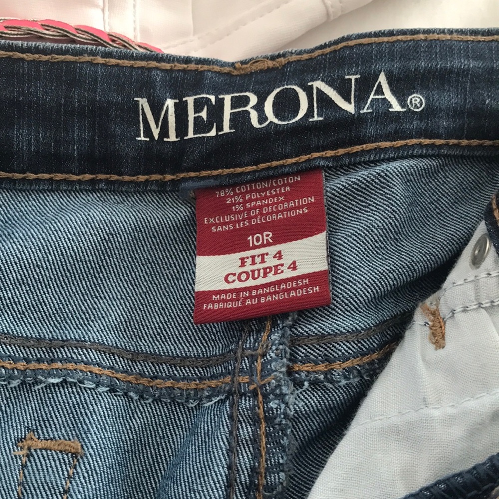 Nero a cropped jean size10